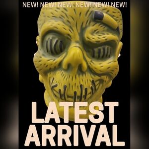 Disney World Trader Sam's Green Zombie Tiki Cup/Mug New In Box Shrunken Head